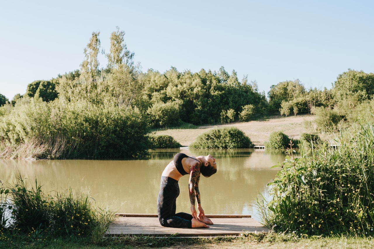 camel pose